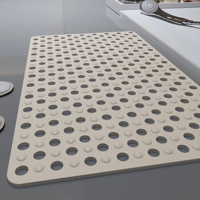 Suction Non-Slip Bath Mat Beige