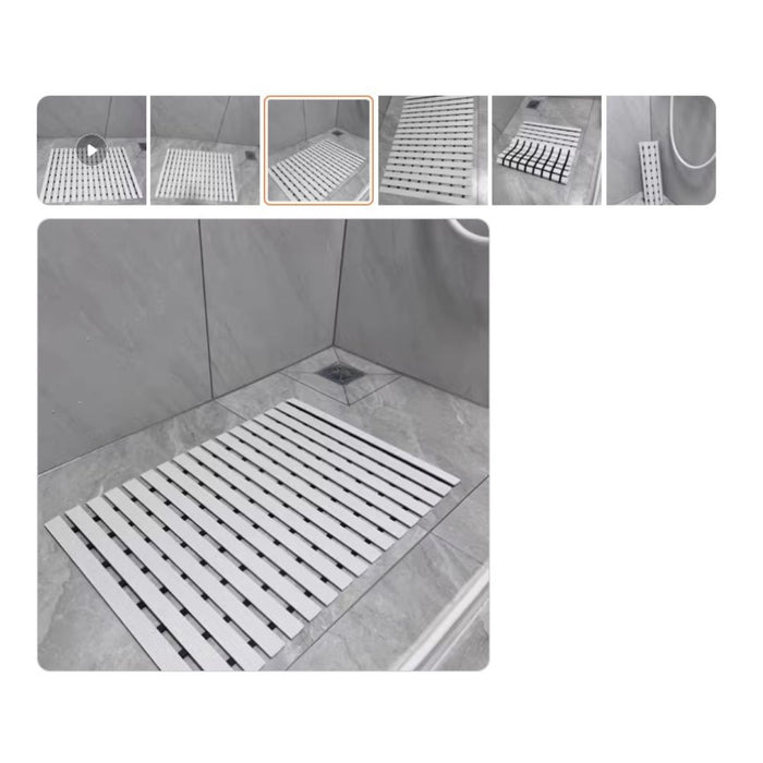 Non Slip Bathroom Floor Mat White