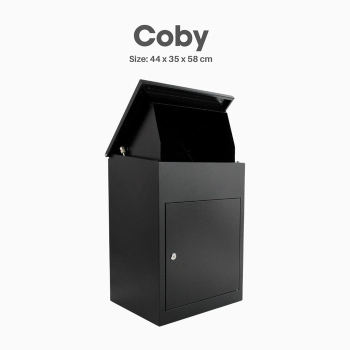 Coby Low Outdoor Lockable Parcel Drop Box CP02