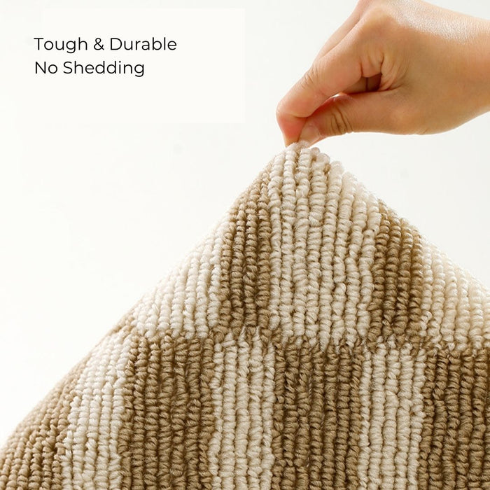 Door Mat Non Slip Beige Frame