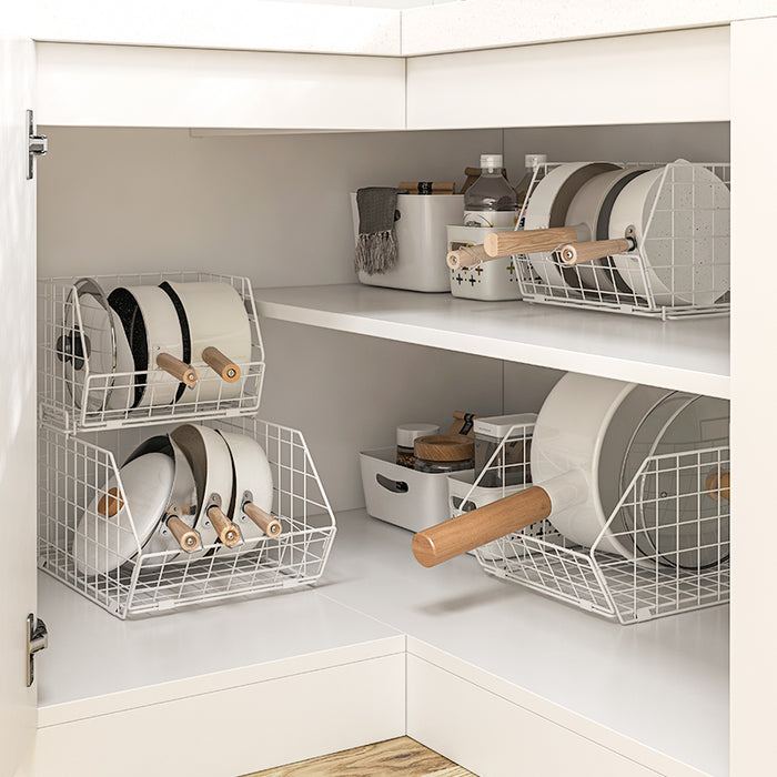 Stackable Pans Storage Wire Basket