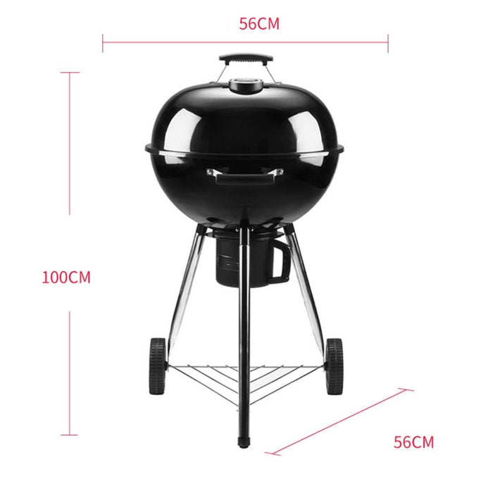 Newton Pro Charcoal BBQ Grill 22"