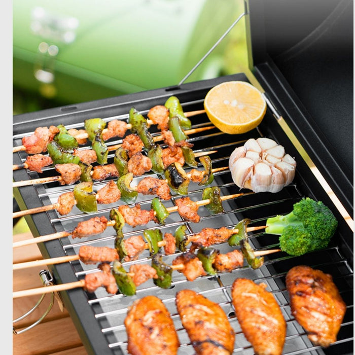 Mini Drum Charcoal BBQ Grill Portable