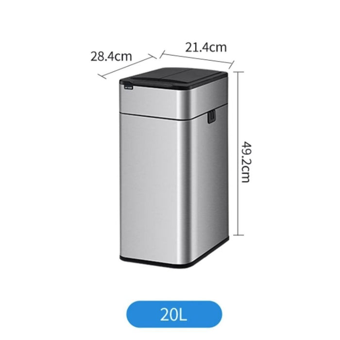 20L Sliding Lid Smart Sensor Trash Bin