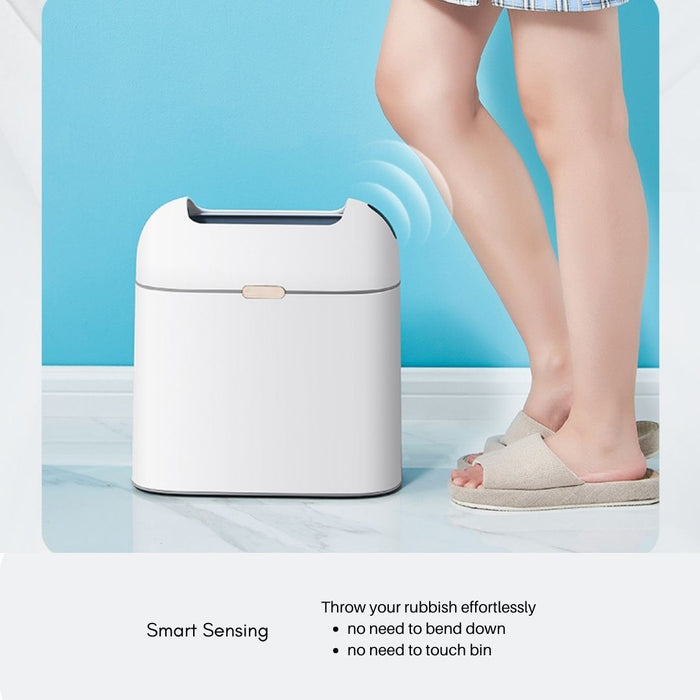 9L Sliding Lid Sensor Slim Trash Bin