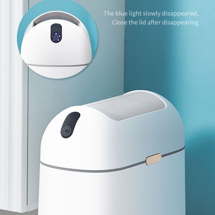 9L Sliding Lid Sensor Slim Trash Bin