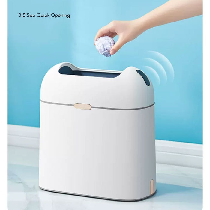 9L Sliding Lid Sensor Slim Trash Bin