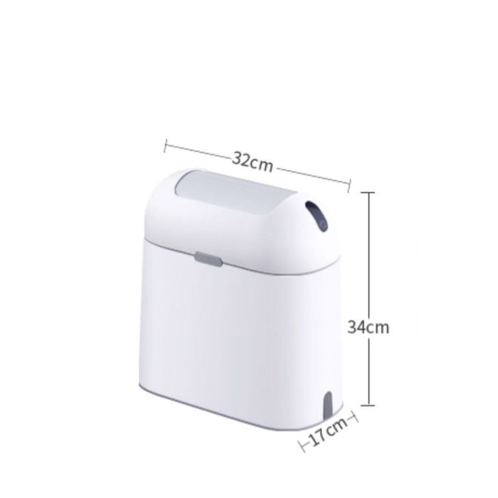 9L Sliding Lid Sensor Slim Trash Bin