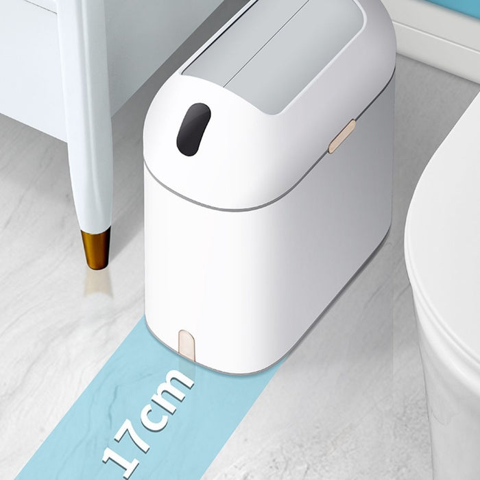 9L Sliding Lid Sensor Slim Trash Bin