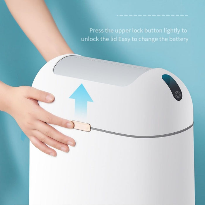 9L Sliding Lid Sensor Slim Trash Bin