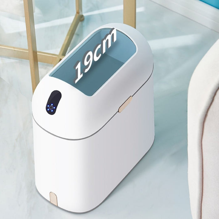 9L Sliding Lid Sensor Slim Trash Bin