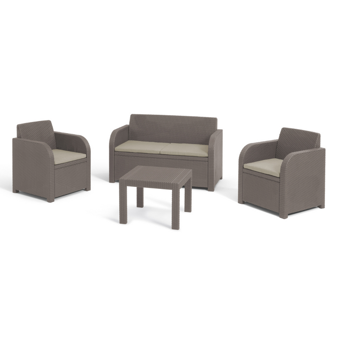 Georgia Sofa Set Cappuccino