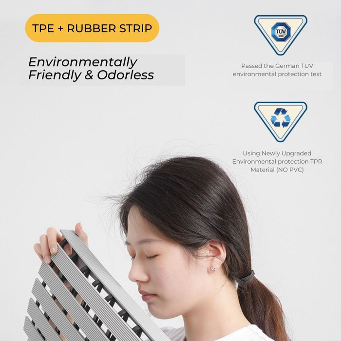 Non Slip Bathroom Floor Mat Beige