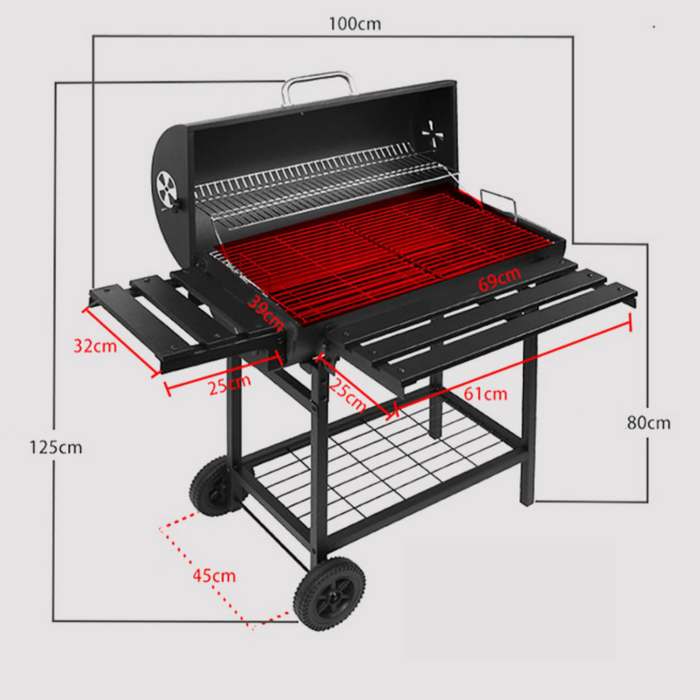 Knight Charcoal BBQ Grill 27"