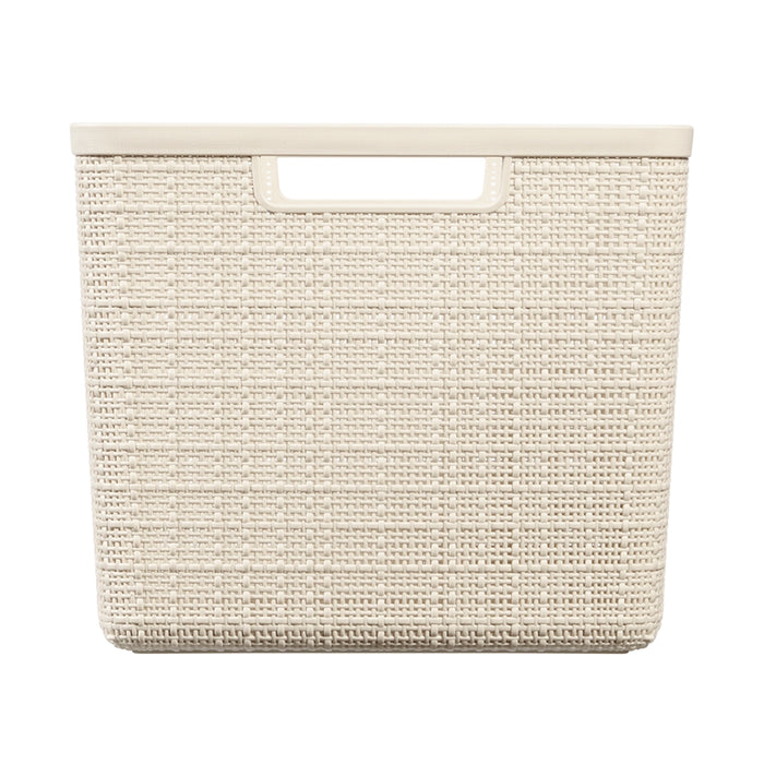 Jute Large Basket 20L Off White