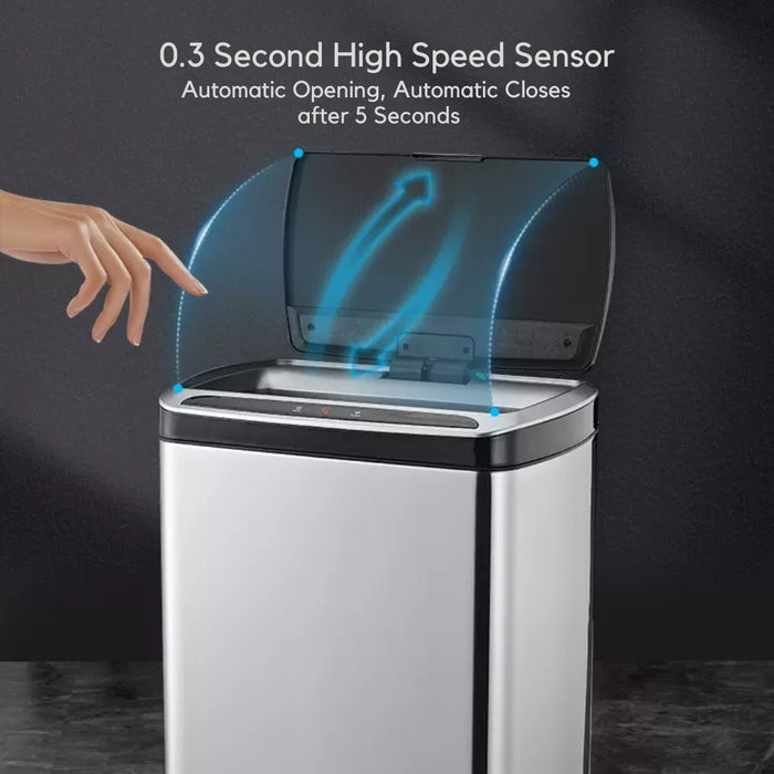 Stainless Steel Smart Sensor 30L Kitchen Waste Bin