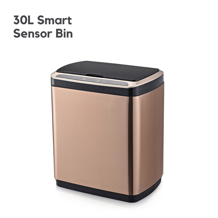 30L Stainless Steel Smart Sensor Kitchen Waste Bin