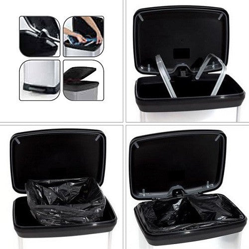 Deco Pedal Bin Rectangle 50L