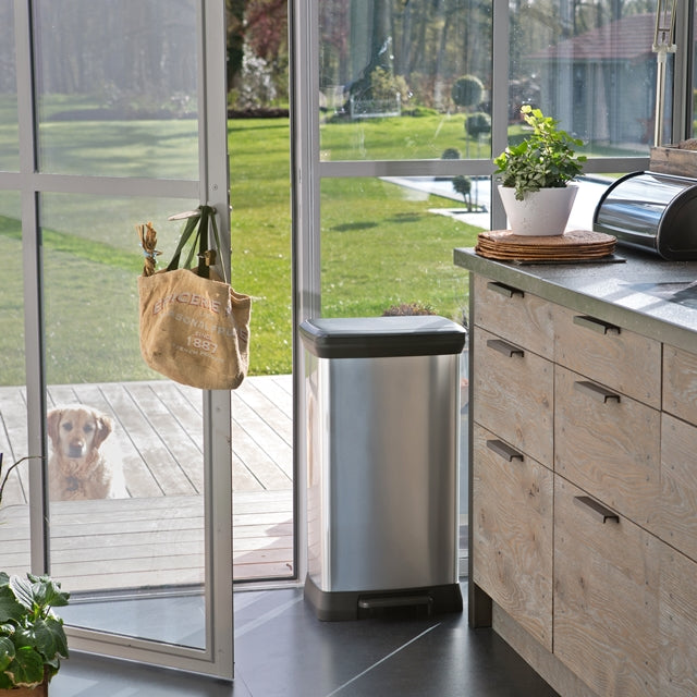 Deco Pedal Bin Rectangle 50L