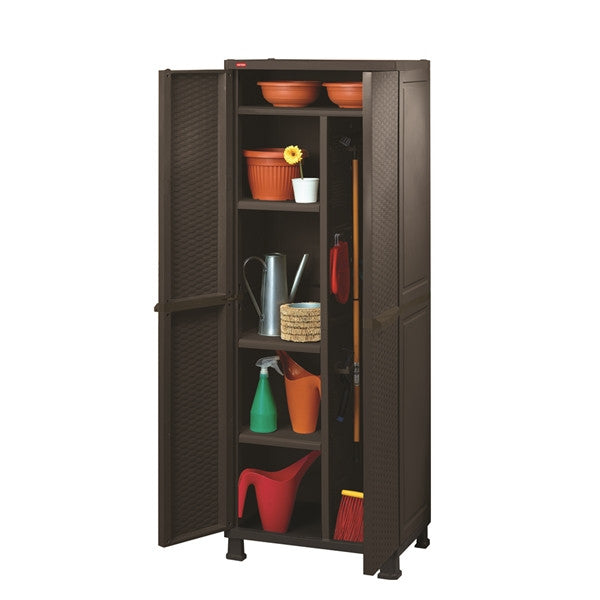 Keter Rattan Multipurpose Cabinet with Legs