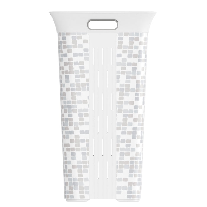 Chic Laundry Hamper Mosaic 60L with Lid