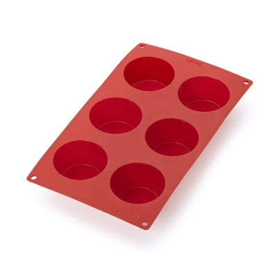 Gourmet Muffins 6cup Red