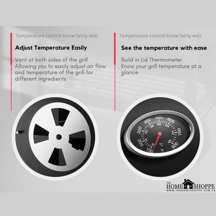 Knight Charcoal BBQ Grill 27"