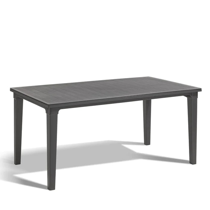 Futura Table + Iowa  Chair Dining Set - Graphite