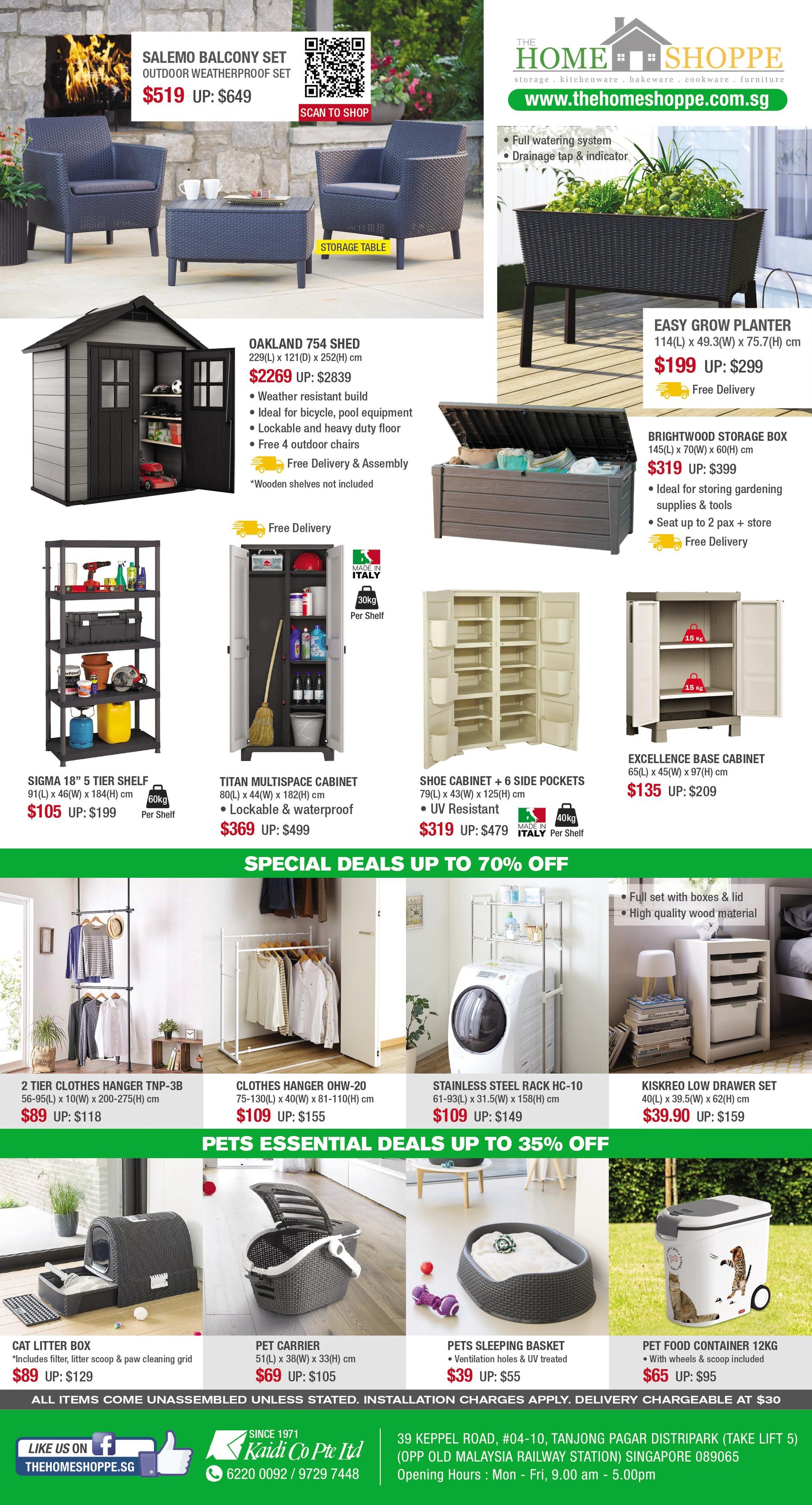 The Home Shoppe 7.7 July Outdoor Furniture Sale!
