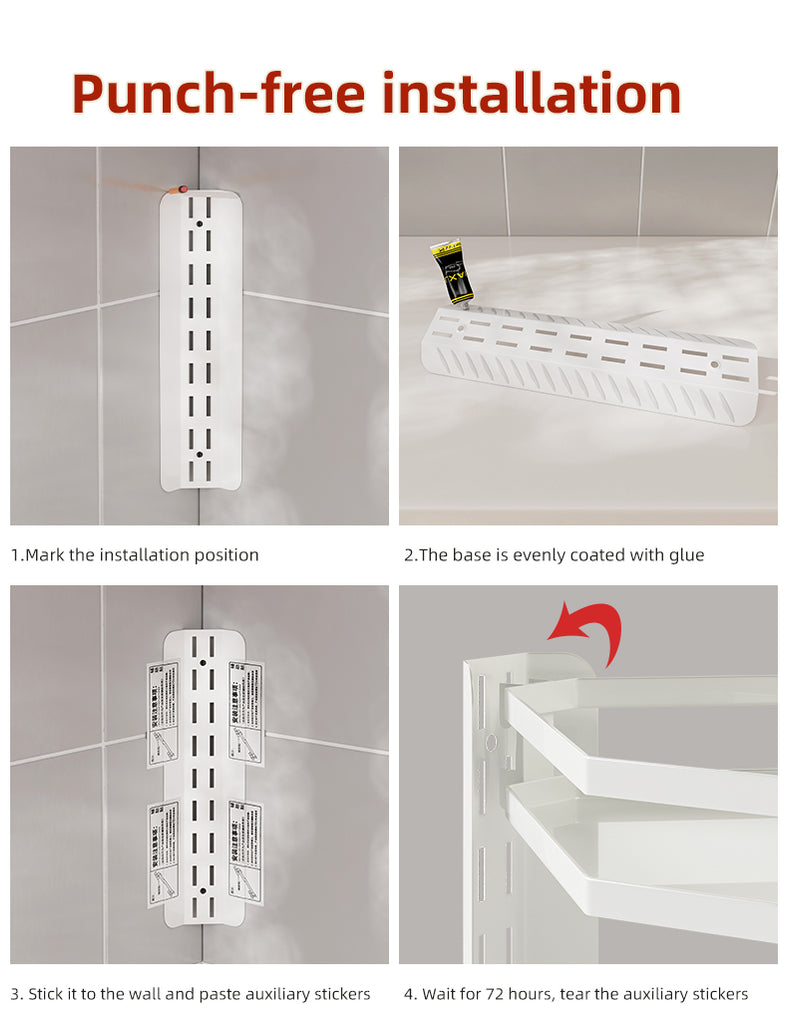 CornerFlex Kitchen Adjustable Pot Rack 3 Tier — The Home Shoppe