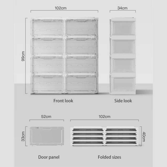 Sneaker Shoe Rack with LED Light