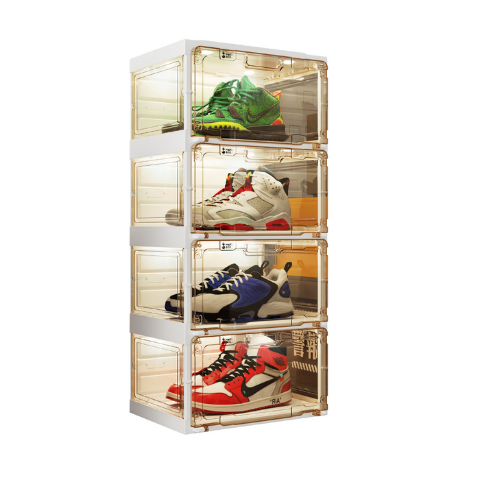 Sneaker Shoe Rack with LED Light