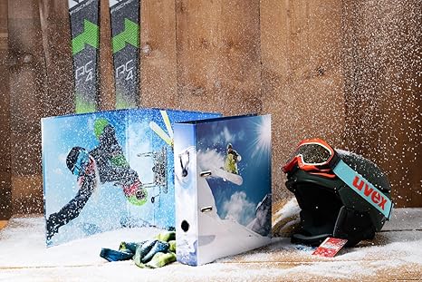 HERMA A4 Ring Arch File Winter Sports 20108