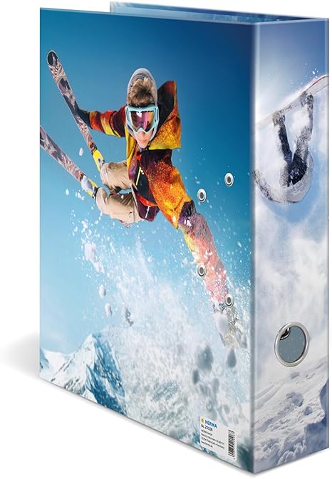 HERMA A4 Ring Arch File Winter Sports 20108