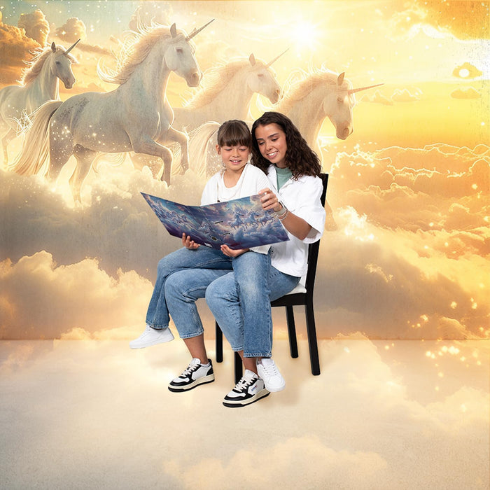 20139 Motif Series File A4 Fantasy Unicorns