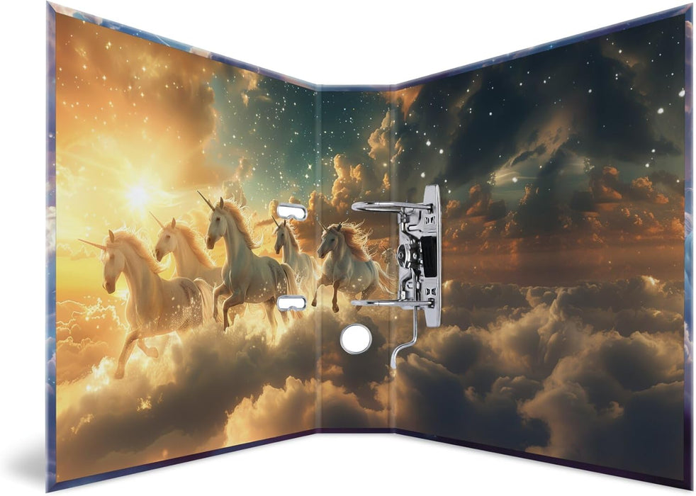 20139 Motif Series File A4 Fantasy Unicorns