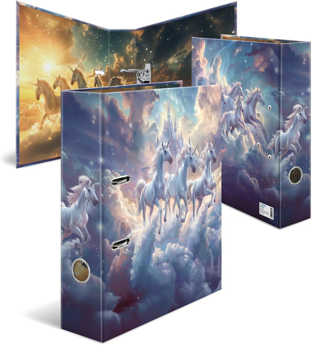 20139 Motif Series File A4 Fantasy Unicorns