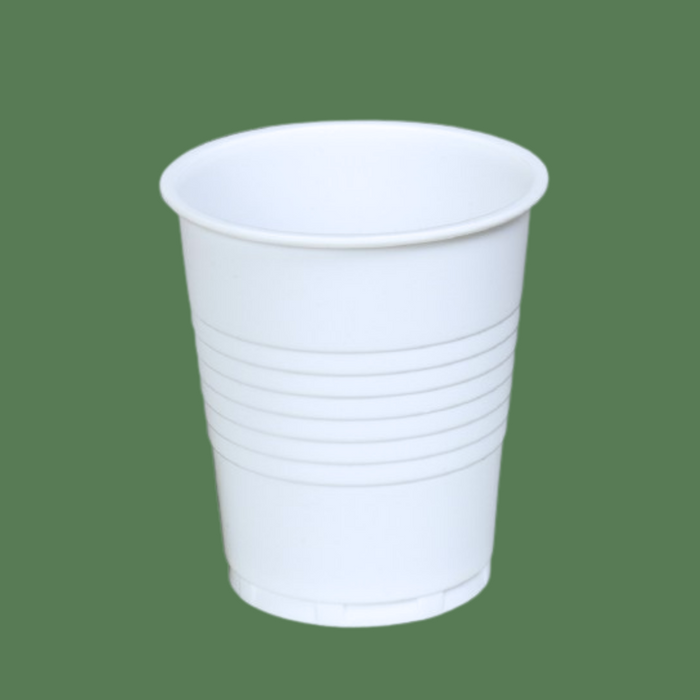 Basics: White Cups 7oz - 50pcs