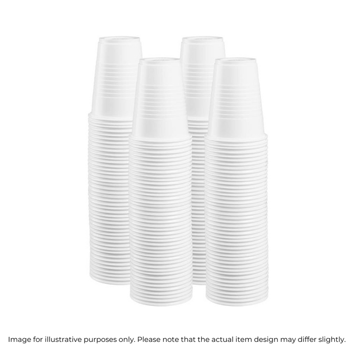 Basics: White Cups 7oz - 50pcs