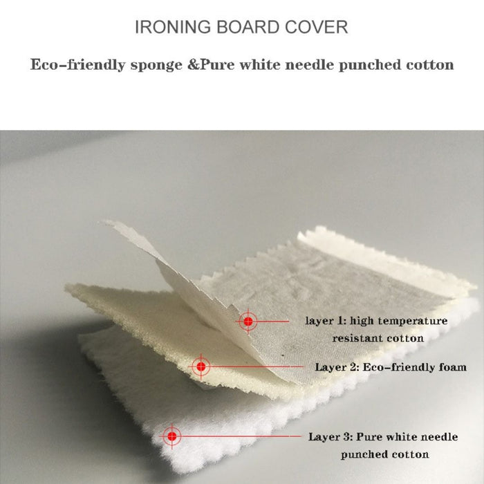 Drawstring Ironing Board Cover Thick Padding 125 x 45cm