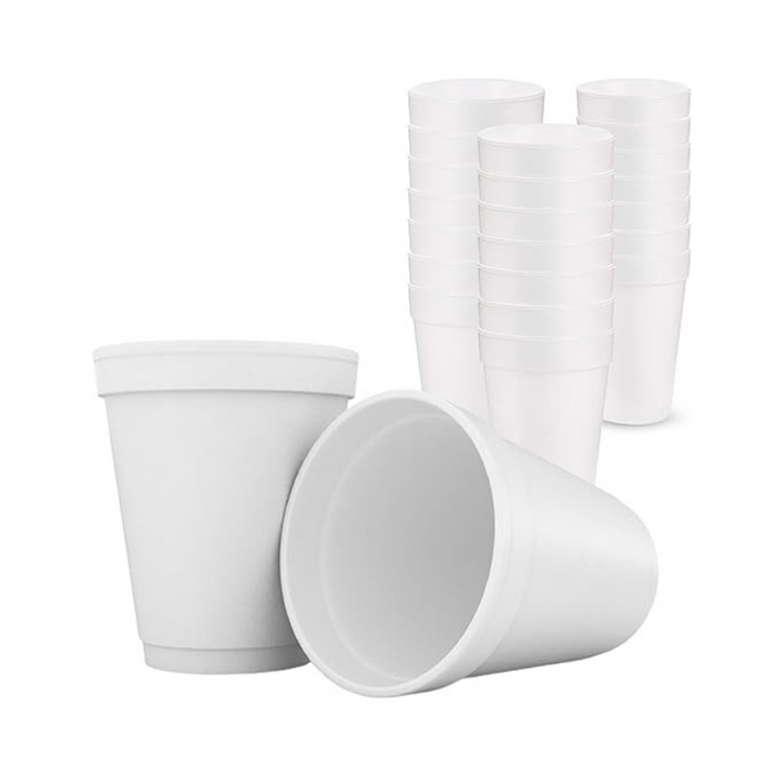 Basics: Foam Cup 8oz - 25pcs