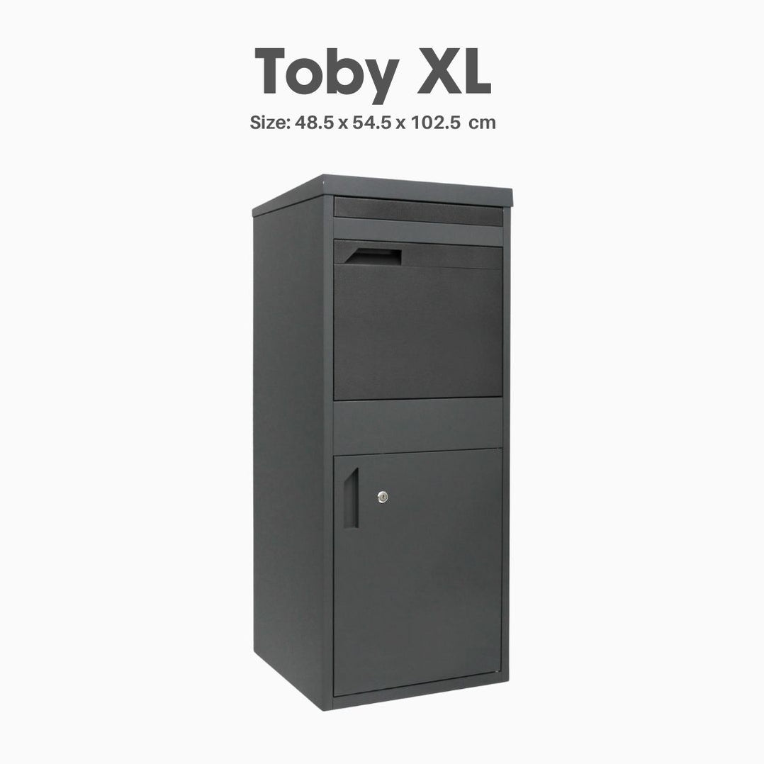 Toby XL Large Parcel Delivery Drop Box Outdoor Lockable Mail Parcel Box ...