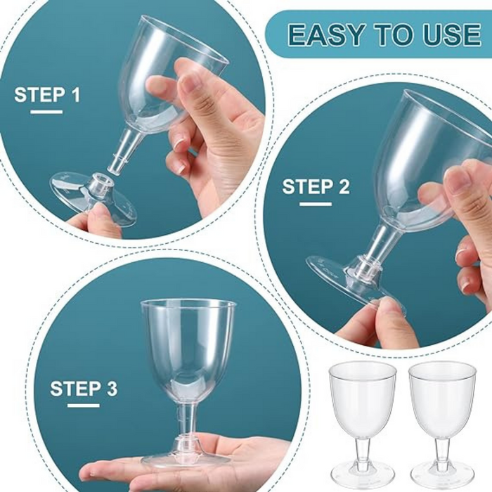 Basics: Disposable Wine Glass - 10pcs