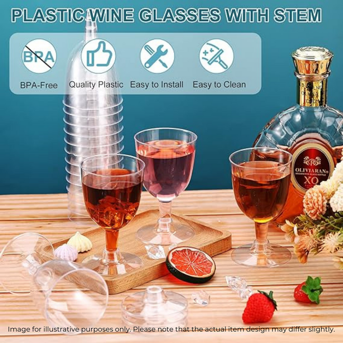 Basics: Disposable Wine Glass - 10pcs