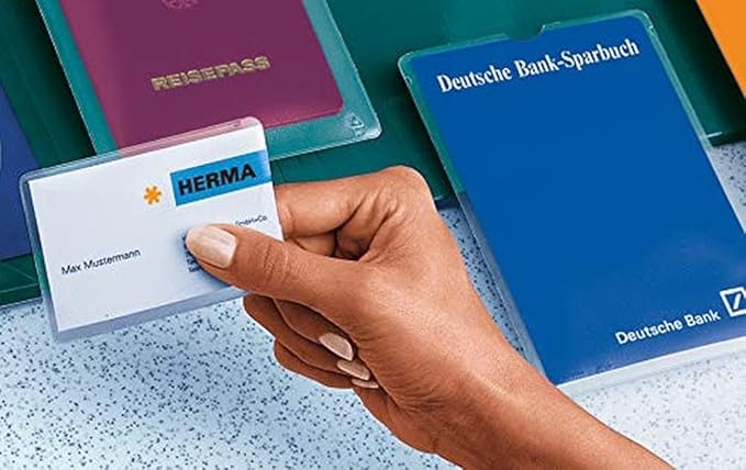 HERMA Document Protector 63X90mm ID Card 5010