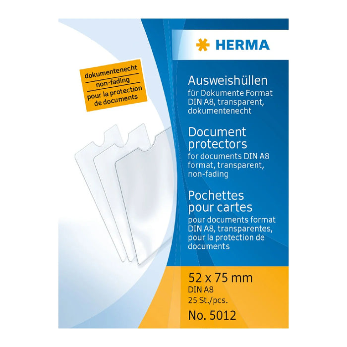 HERMA Document Protector 52X75mm 5012
