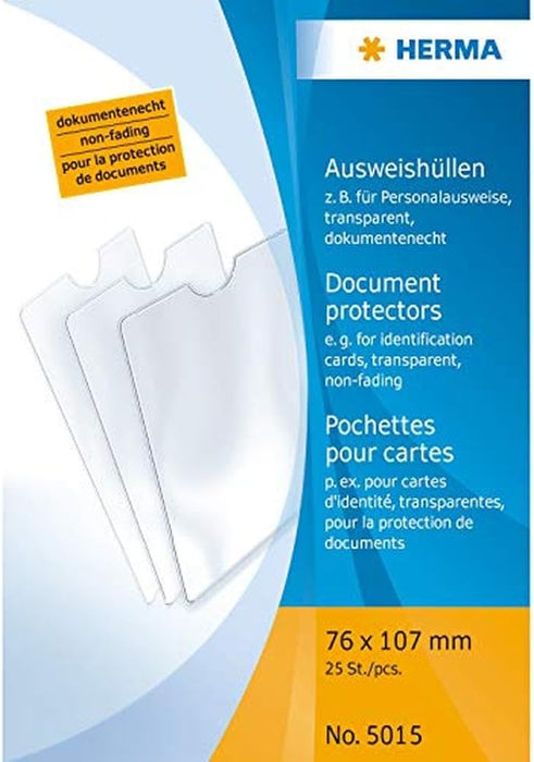 HERMA Document Protector 76X107mm Ic 5015