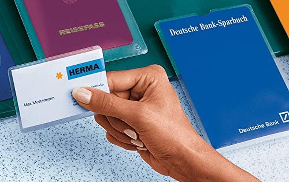 HERMA Document Protector 76X107mm Ic 5015