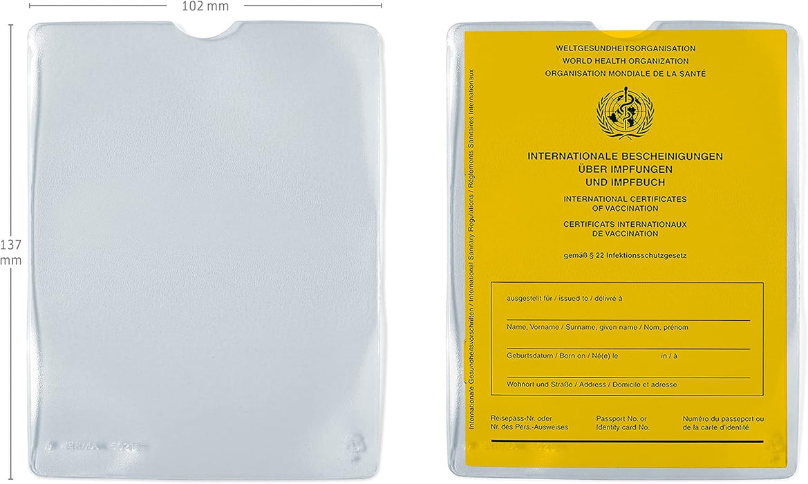 HERMA Document Protector 102X137mm Passport 5021