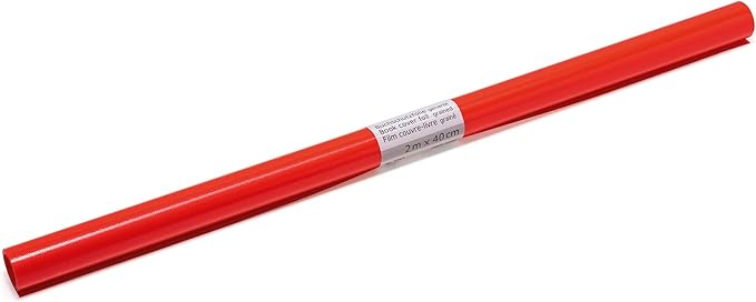 HERMA Book Cover Film 2M Red 7362